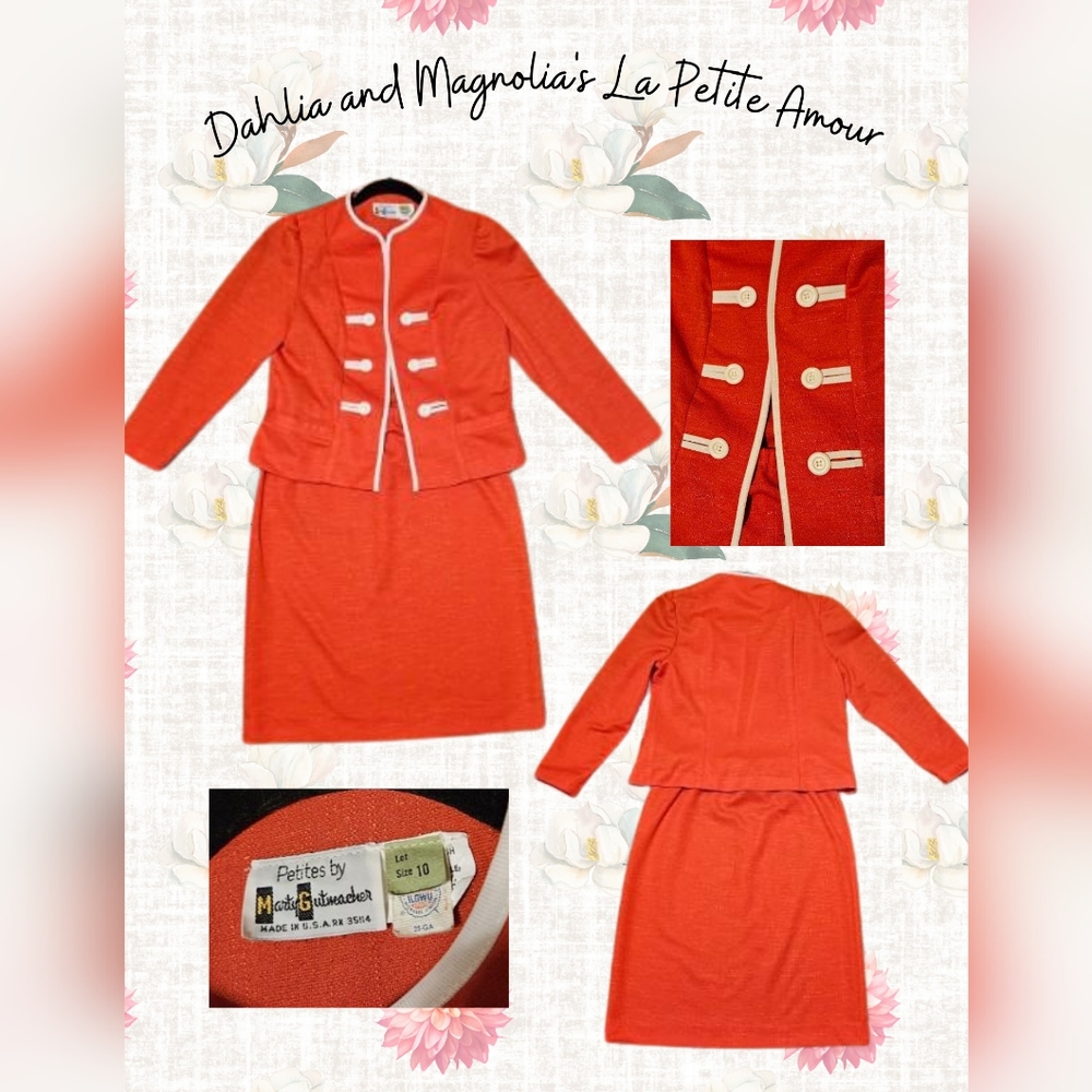 Vintage Marty Gutmacher Blazer skirt Combo